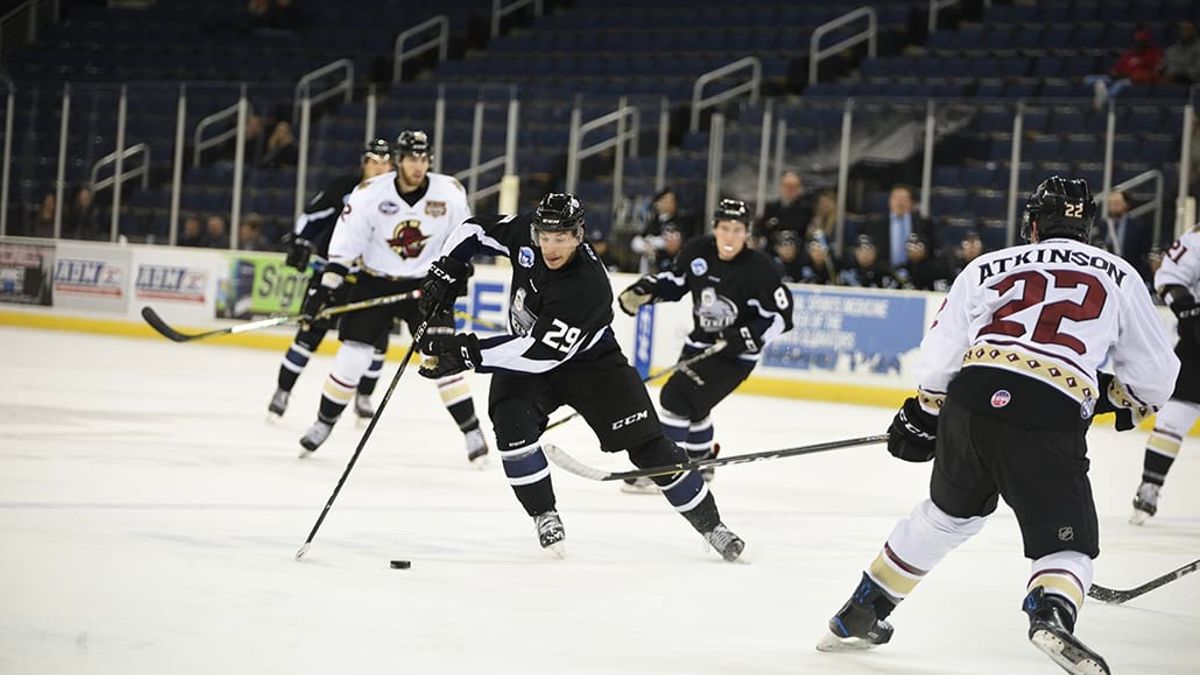 Goulet Scores in Loss to Gladiators