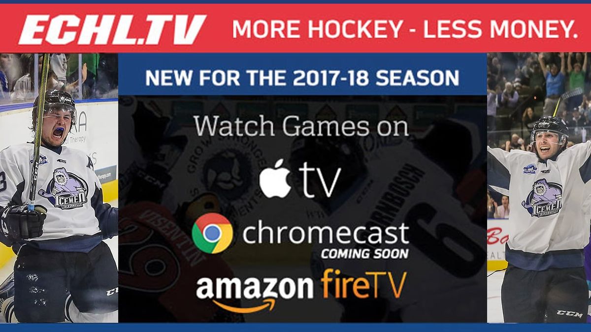 Watch the Icemen Battle the Blades on ECHL TV
