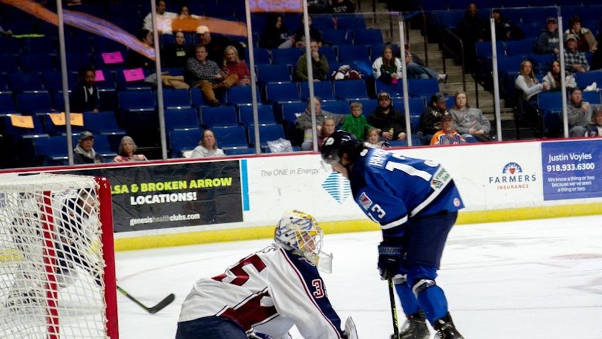 Icemen Win Fifth Straight with 4-2 Victory at Tulsa