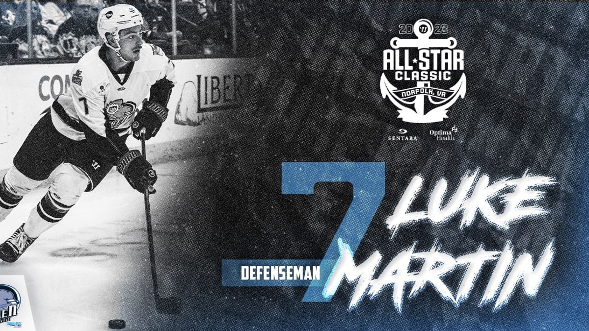 Icemen Defenseman Luke Martin Named to ECHL All-Star Team