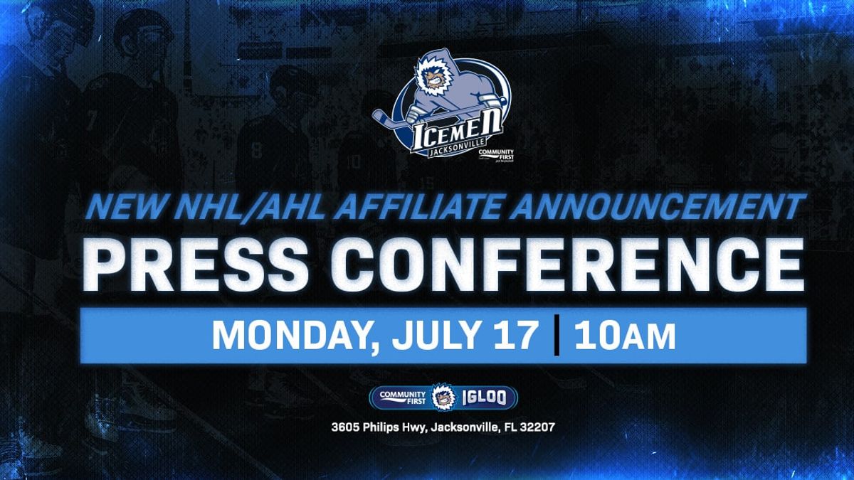 Icemen to Hold Press Conference to Announce New Affiliates on July 17