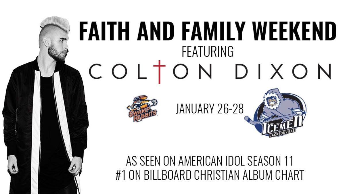 Colton Dixon Joins the Icemen for Faith &amp; Family Weekend