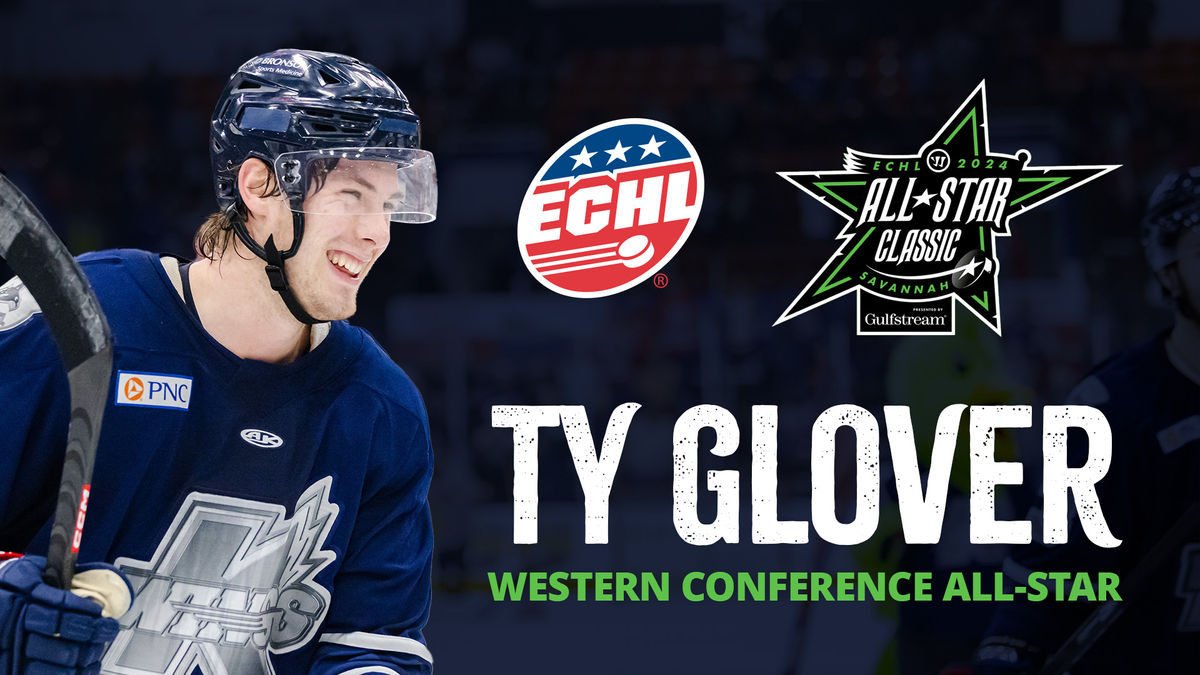 K-WINGS GLOVER SELECTED TO 2024 ECHL/WARRIOR HOCKEY ALL-STAR CLASSIC