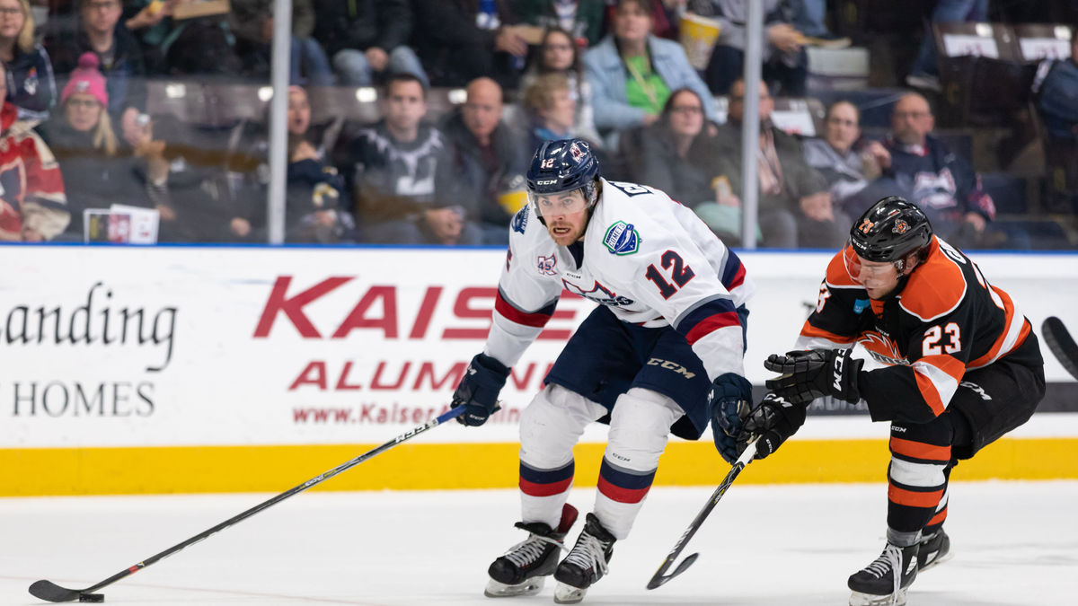 COLLINS NETS HAT TRICK AS K-WINGS FALL 7-5