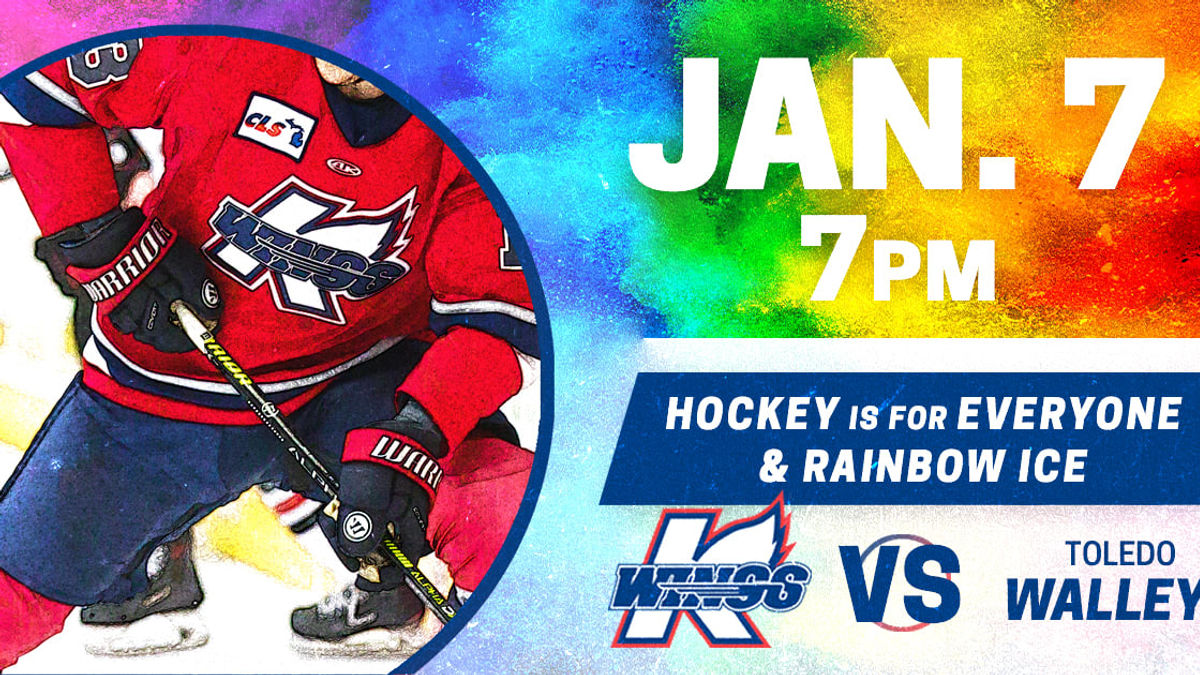 KALAMAZOO TO HOST HOCKEY&#039;S FIRST &quot;RAINBOW ICE GAME&quot;