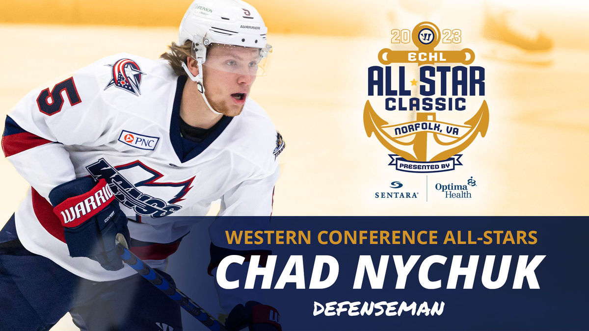 K-WINGS&#039; NYCHUK SELECTED TO 2023 WARRIOR/ECHL ALL-STAR CLASSIC