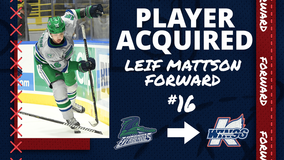 K-WINGS ACQUIRE FORWARD LEIF MATTSON FROM EVERBLADES
