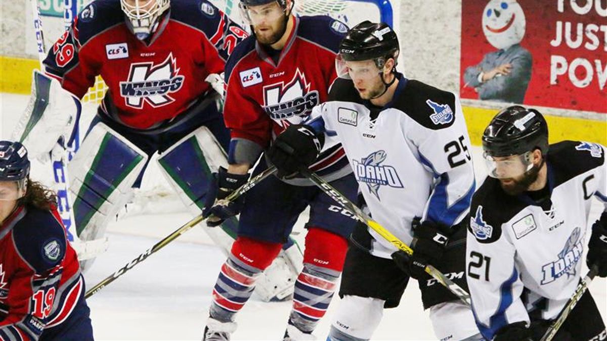 Wings end lengthy road trip with overtime win in Idaho