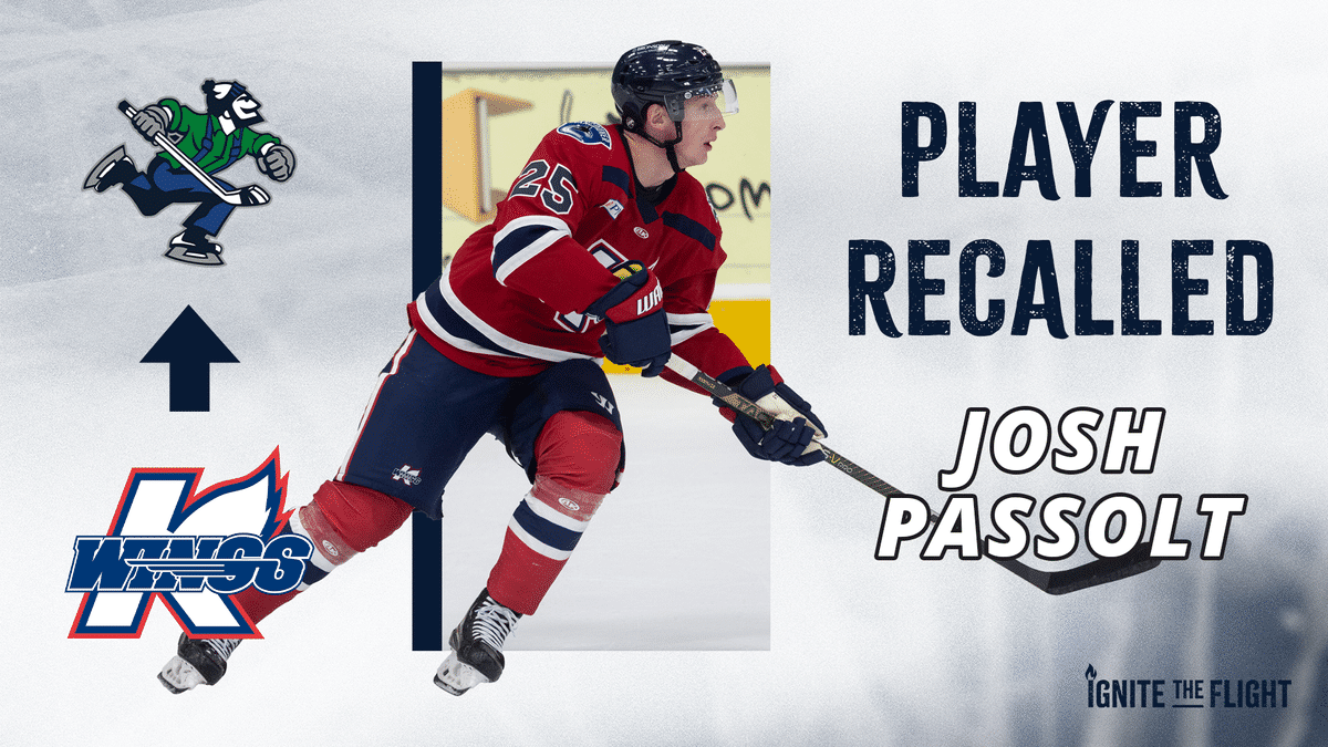K-WINGS JOSH PASSOLT RECALLED FROM LOAN BY ABBOTSFORD (AHL)