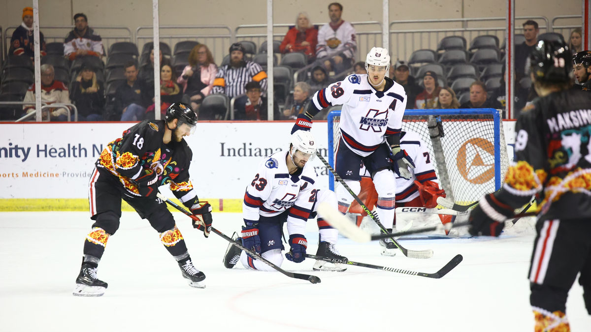 K-WINGS FALL TO INDY ON THE ROAD