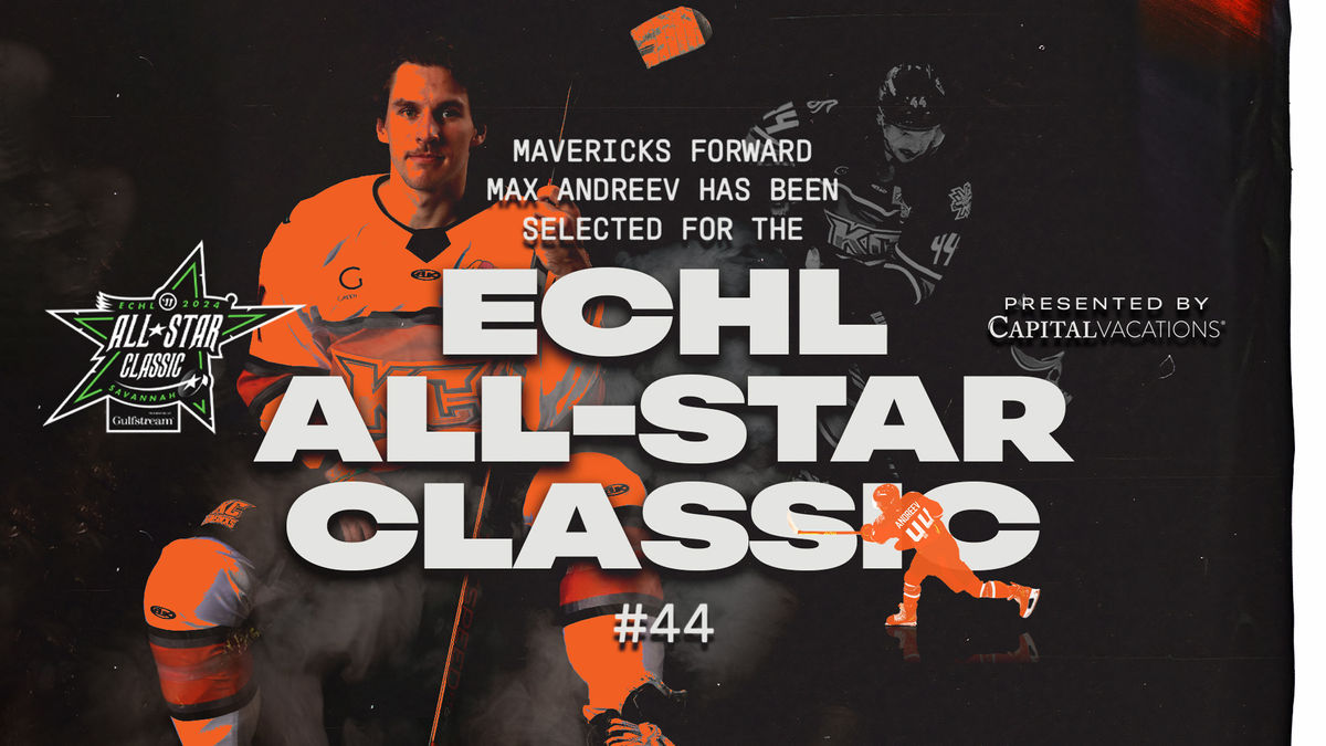 MAX ANDREEV SELECTED TO THE 2024 WARRIOR/ECHL ALL-STAR CLASSIC