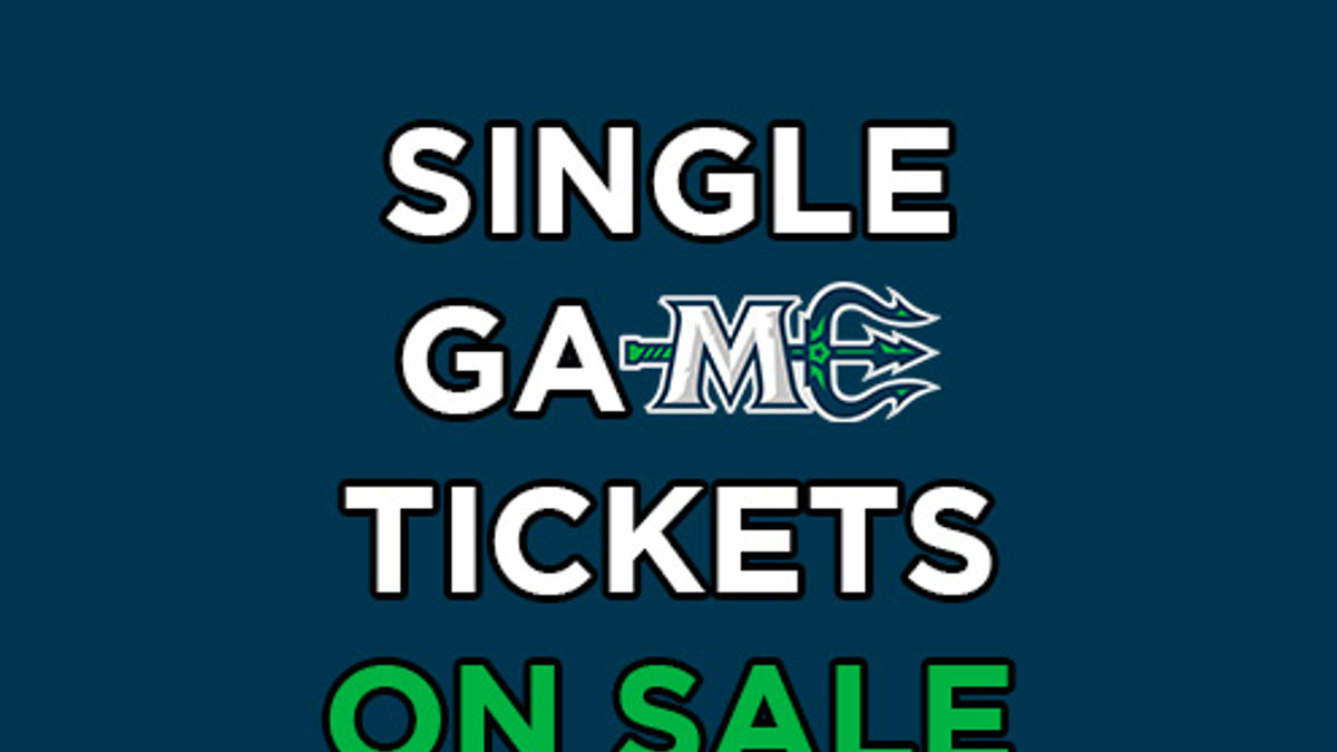 MARINERS SINGLE GAME TICKETS ON SALE SEPTEMBER 29