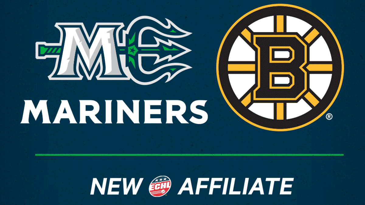 MARINERS ANNOUNCE AFFILIATION AGREEMENT WITH BOSTON BRUINS