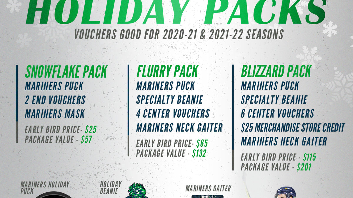 MARINERS LAUNCH 2020 HOLIDAY PACKS