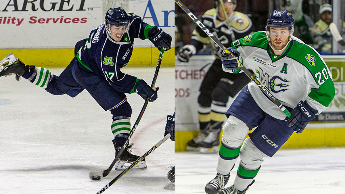 RONNING, WALLIN JOIN MARINERS FROM HARTFORD