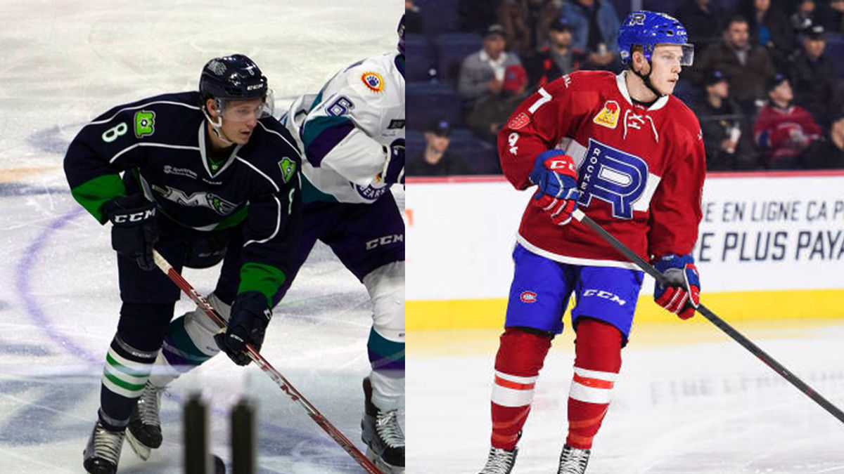 MARINERS ADD TWO D-MEN FROM LAVAL