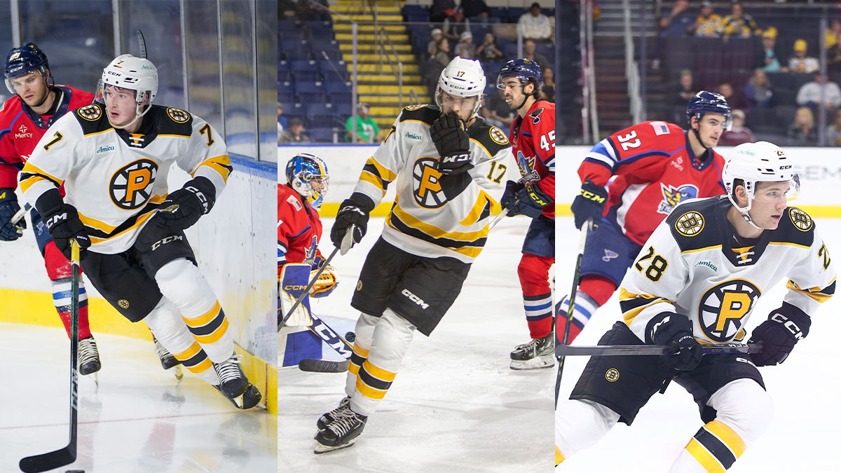 THREE ASSIGNED TO MAINE FROM PROVIDENCE BRUINS