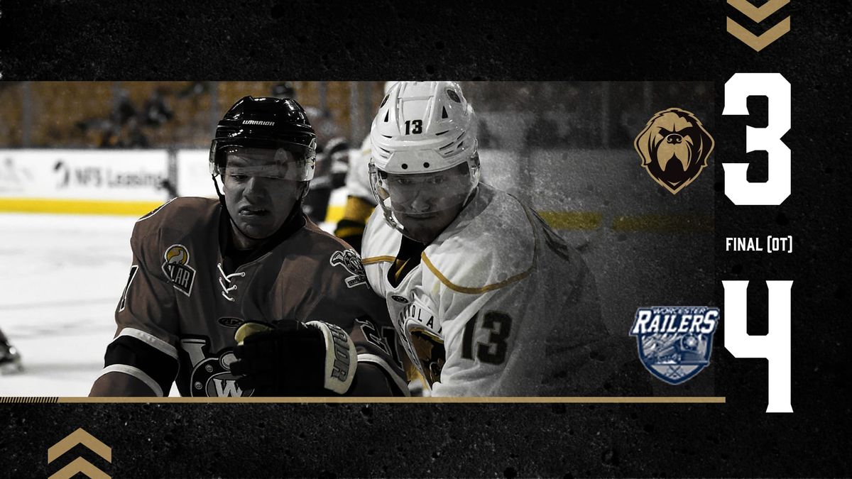 RECAP | GROWLERS EDGED OUT 4-3 IN OT BY RAILERS
