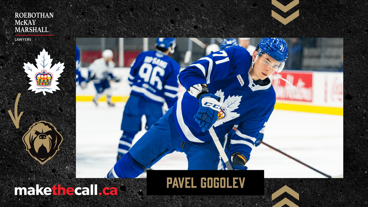 Pavel Gogolev Assigned To Growlers