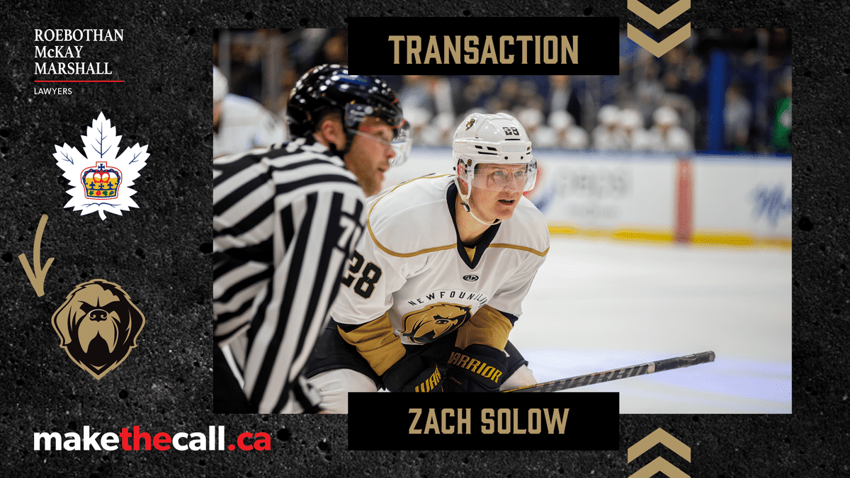 Zach Solow Assigned To Growlers
