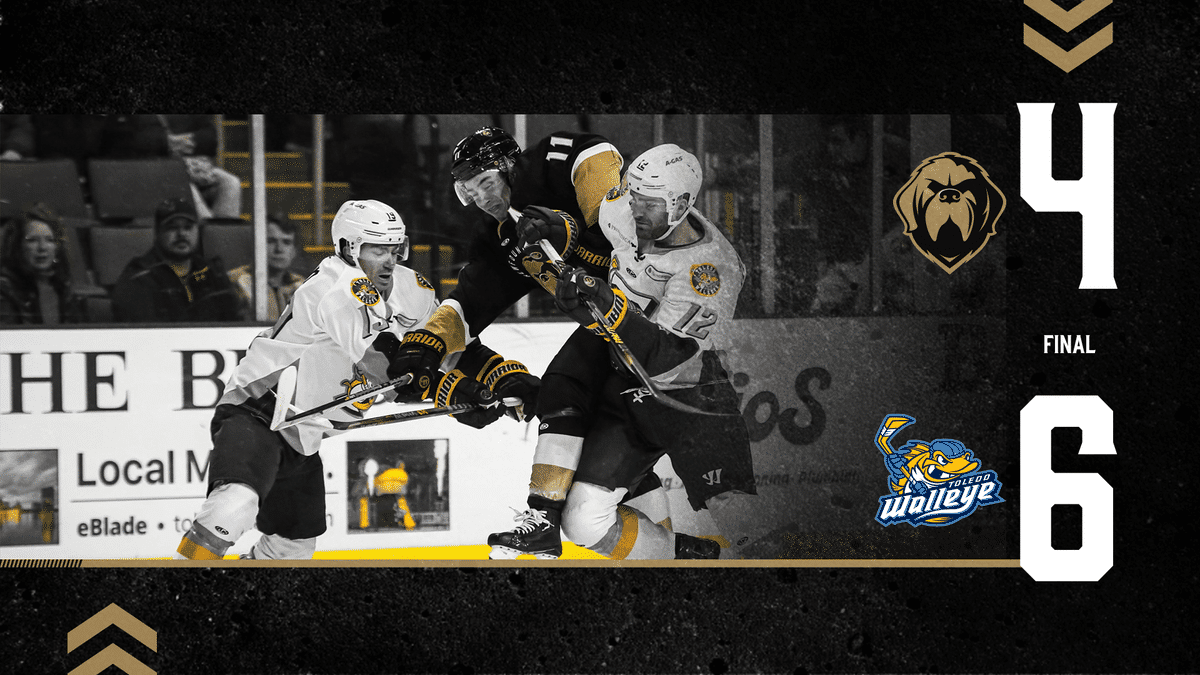 RECAP | GROWLERS WOUNDED 6-4 BY WALLEYE