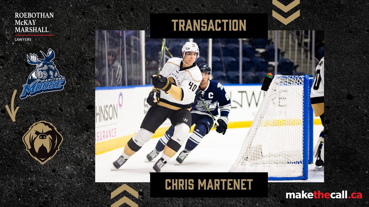 Chris Martenet Assigned To Growlers