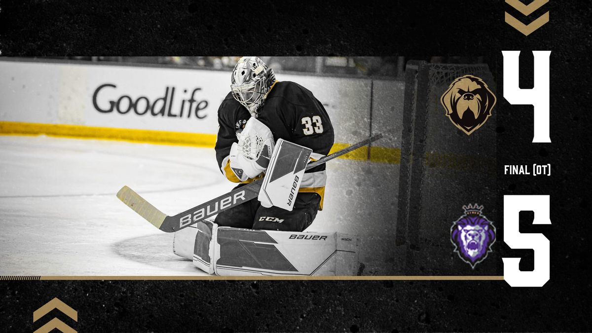 RECAP | GROWLERS OUTLASTED BY ROYALS 5-4 IN OT