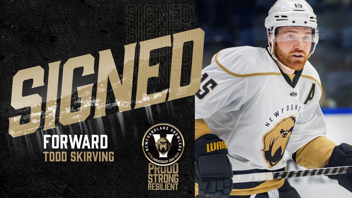 Growlers Re-Sign Todd Skirving