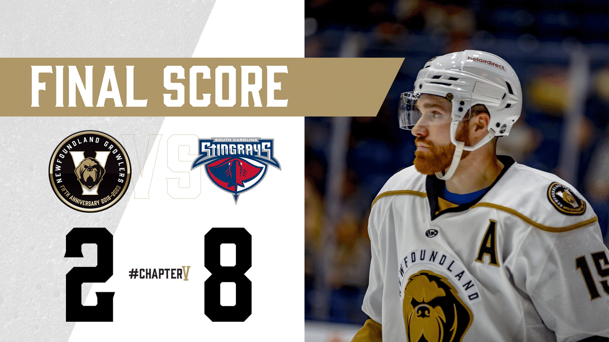 RECAP | GROWLERS DOWNED 8-2 BY STINGRAYS
