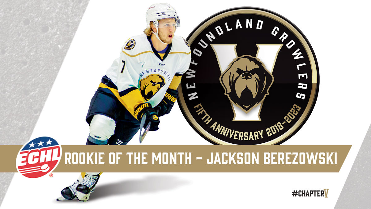 Jackson Berezowski named ECHL Rookie of the Month