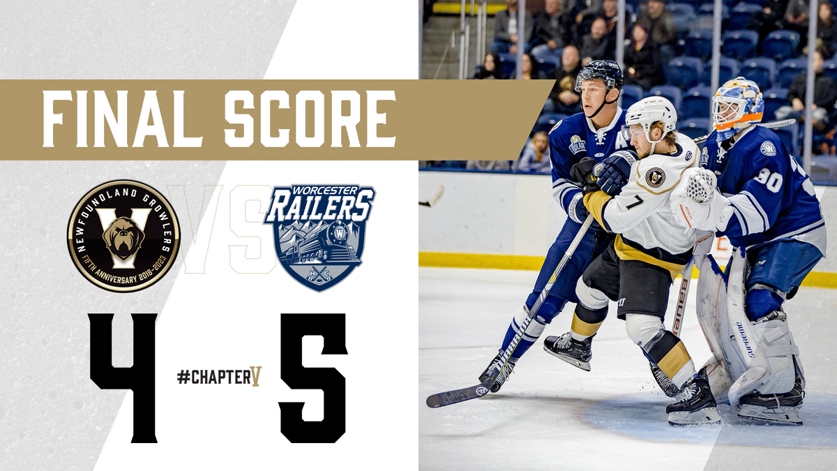 RECAP | GROWLERS EDGED OUT 5-4 BY RAILERS