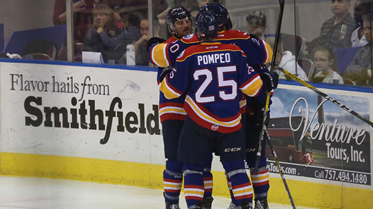 Admirals Use Complete Effort To Topple Swamp Rabbits