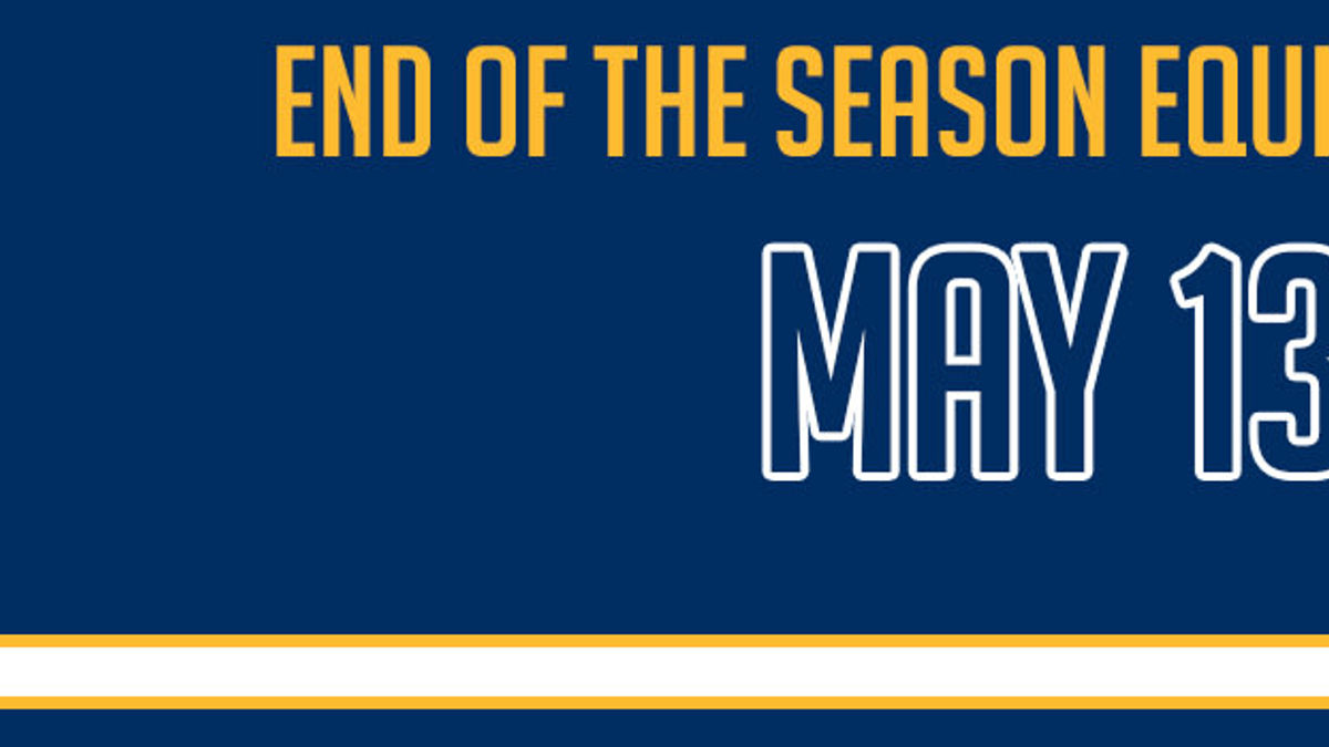 End of Season Sale: Saturday, May 13