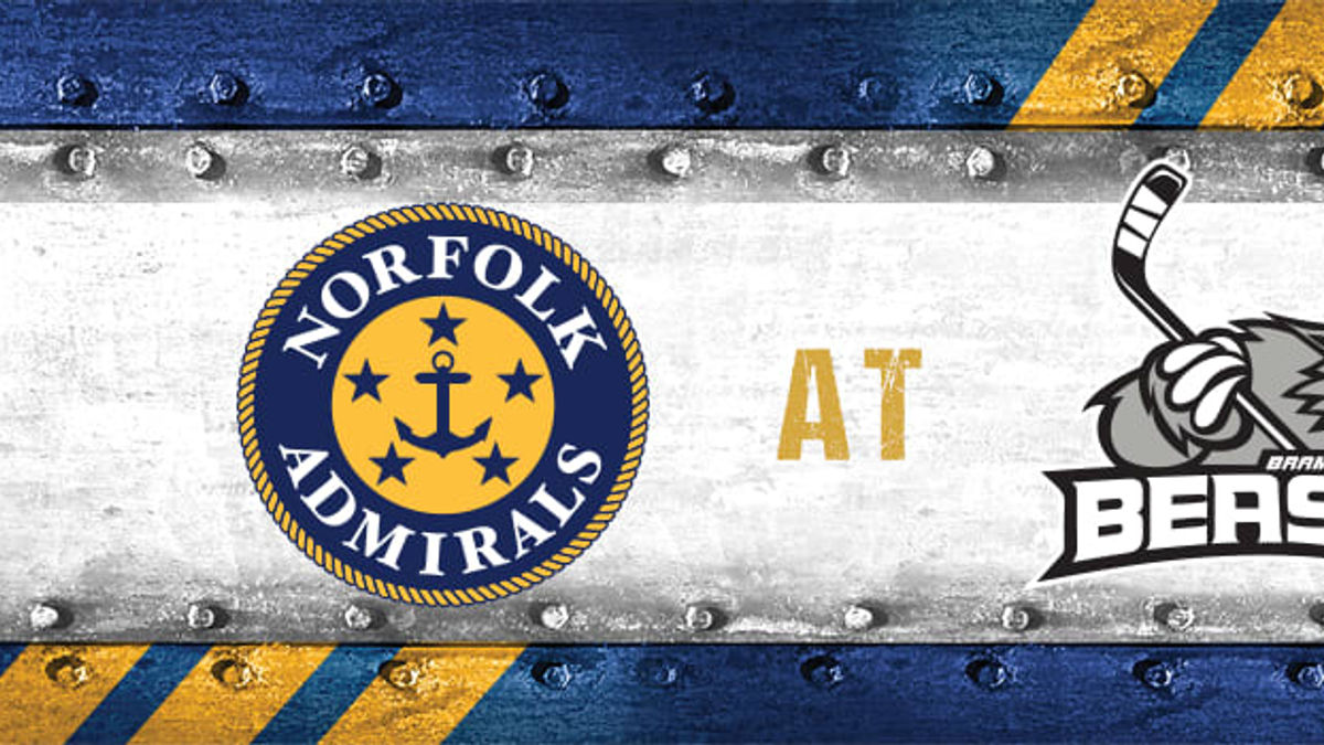 Game Day: Admirals Face Beast for First Meeting of the Season