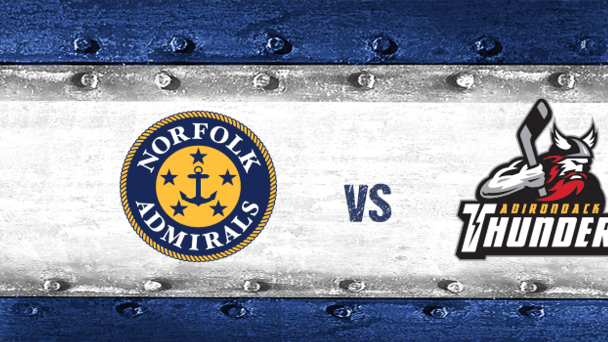 Game Day: Admirals Open Three-In-Three Against Thunder