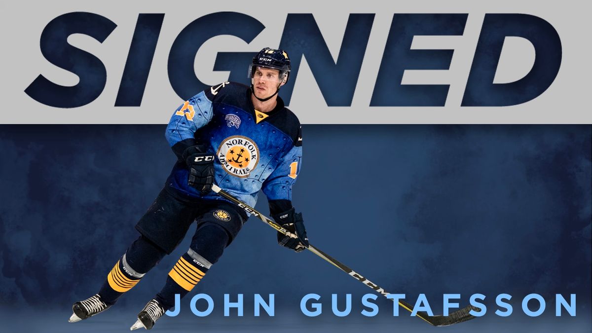 Gustafsson Signs With The Admirals