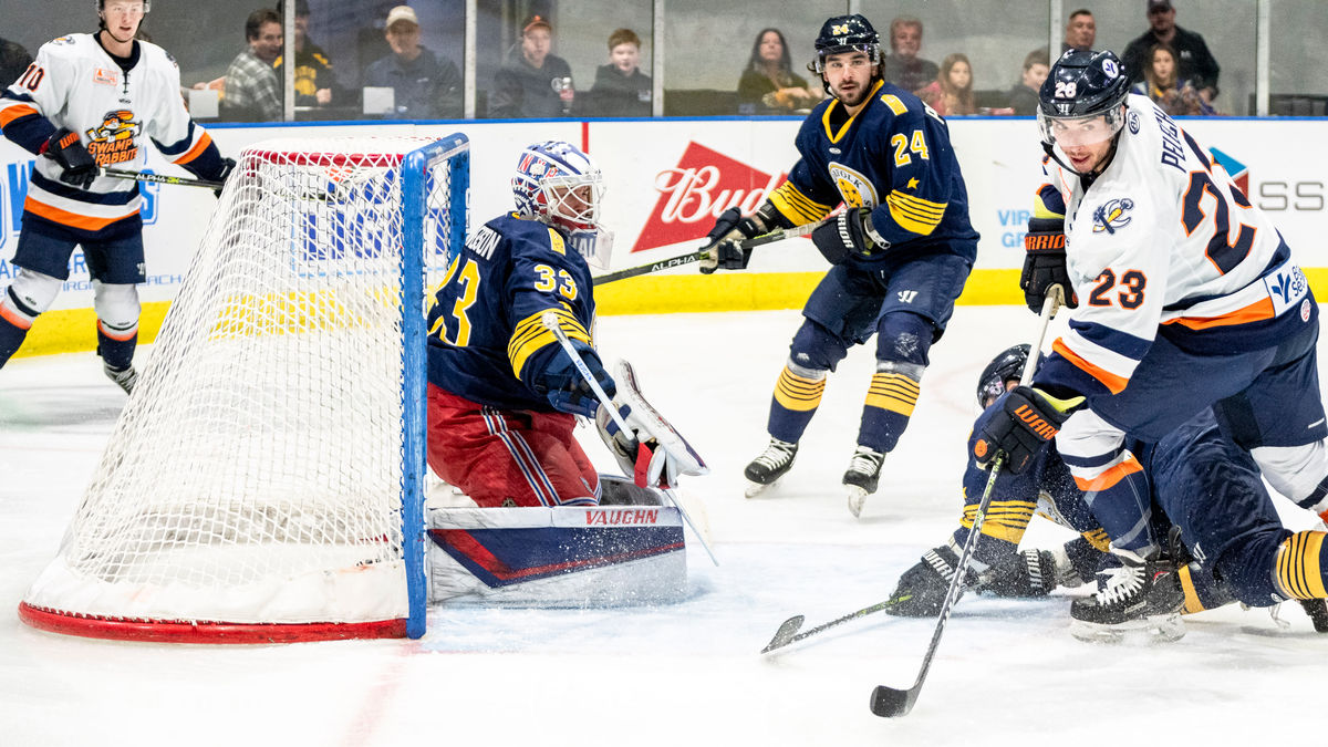 Three First Period Goals Too Much as Admirals Hop by Rabbits