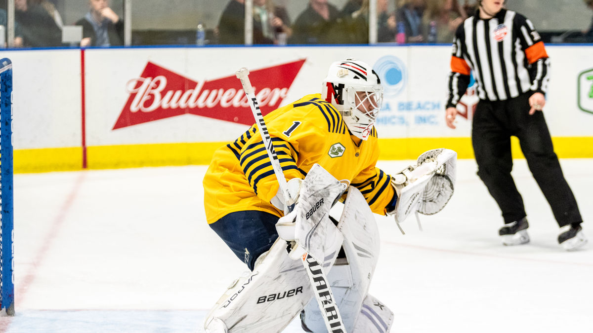 Theut’s 36 Saves Propels Admirals to 5-1 Victory