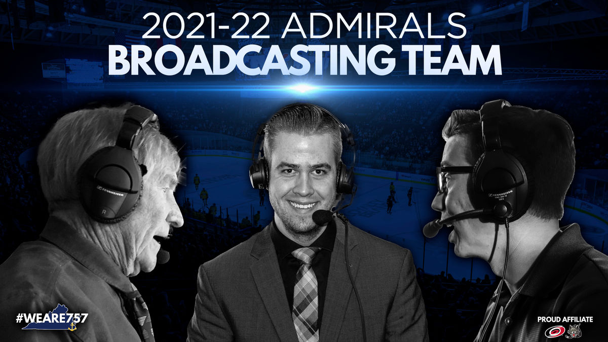 Admirals Announce 2021-22 Broadcasting Schedule