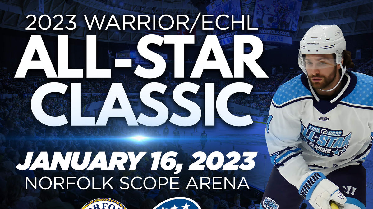 Norfolk selected to host 2023 Warrior/ECHL All-Star Classic