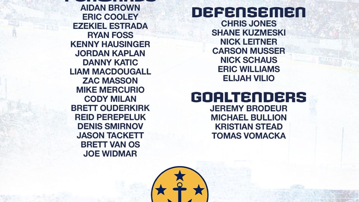 Admirals Announce 2022 Training Camp Roster
