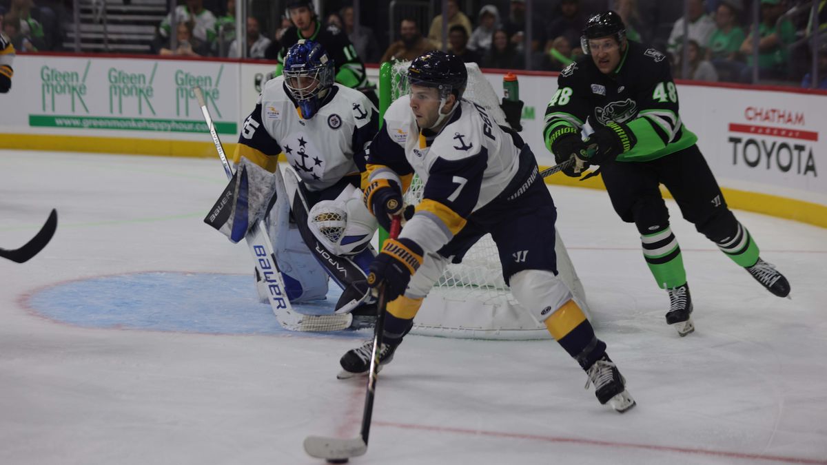 Admirals Score Two Late Goals; Fall In Shootout On Opening Night