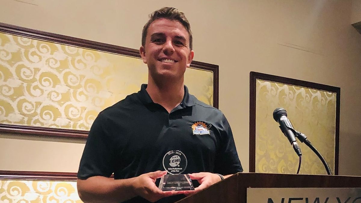Solar Bears sales executive Zach Cunningham named ECHL Sales Professional of the Year