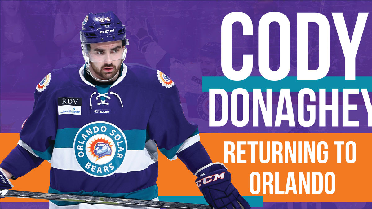 Cody Donaghey back for another season with Solar Bears