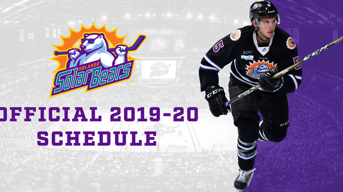Solar Bears announce 2019-20 schedule revisions