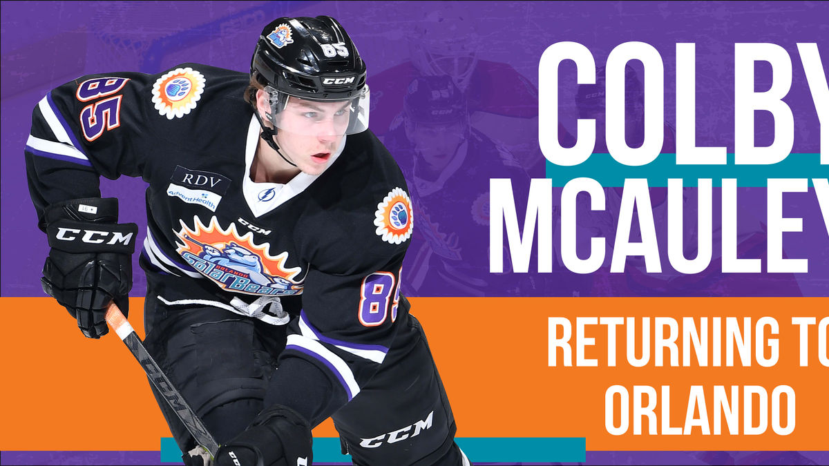 Colby McAuley back with Solar Bears