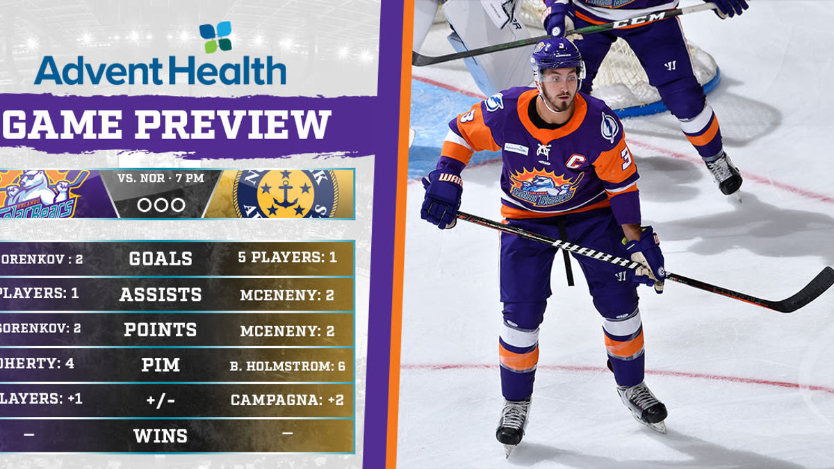 Game Preview: Solar Bears vs. Admirals | Oct. 18, 2019