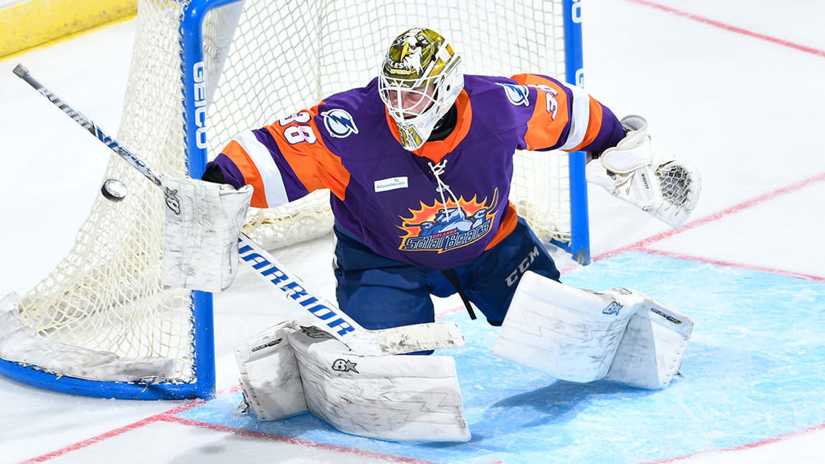 Solar Bears netminder Clint Windsor named Warrior Hockey ECHL Goaltender of the Week