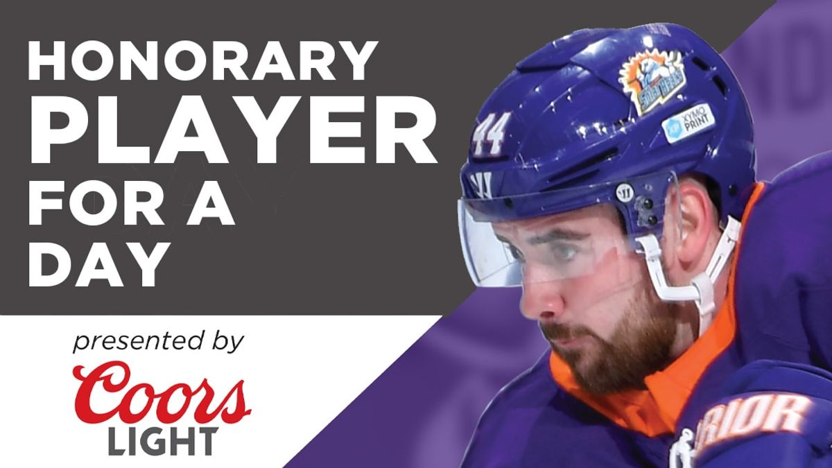 Solar Bears, Coors Light announce Honorary Player for a Day contest