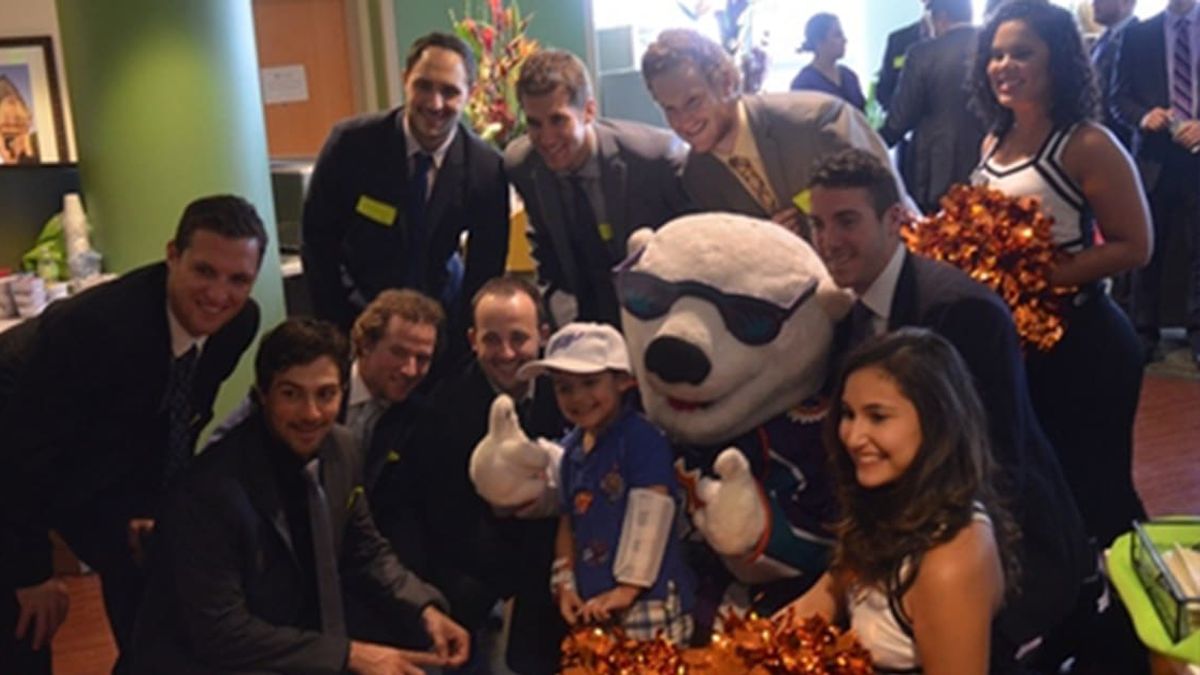 Solar Bears Playroom allows pediatric patients to take to the ice at Florida Hospital for Children